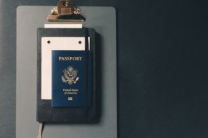 An American passport, representing the idea of renouncing citizenship