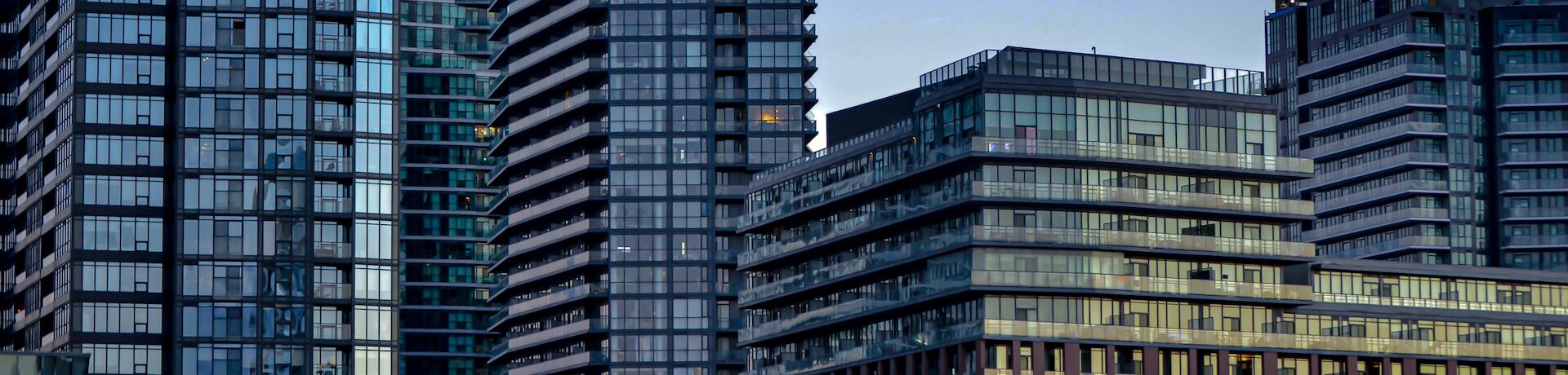 View of waterfront condos in Toronto, representing foreign buyers of Canadian residential real estate